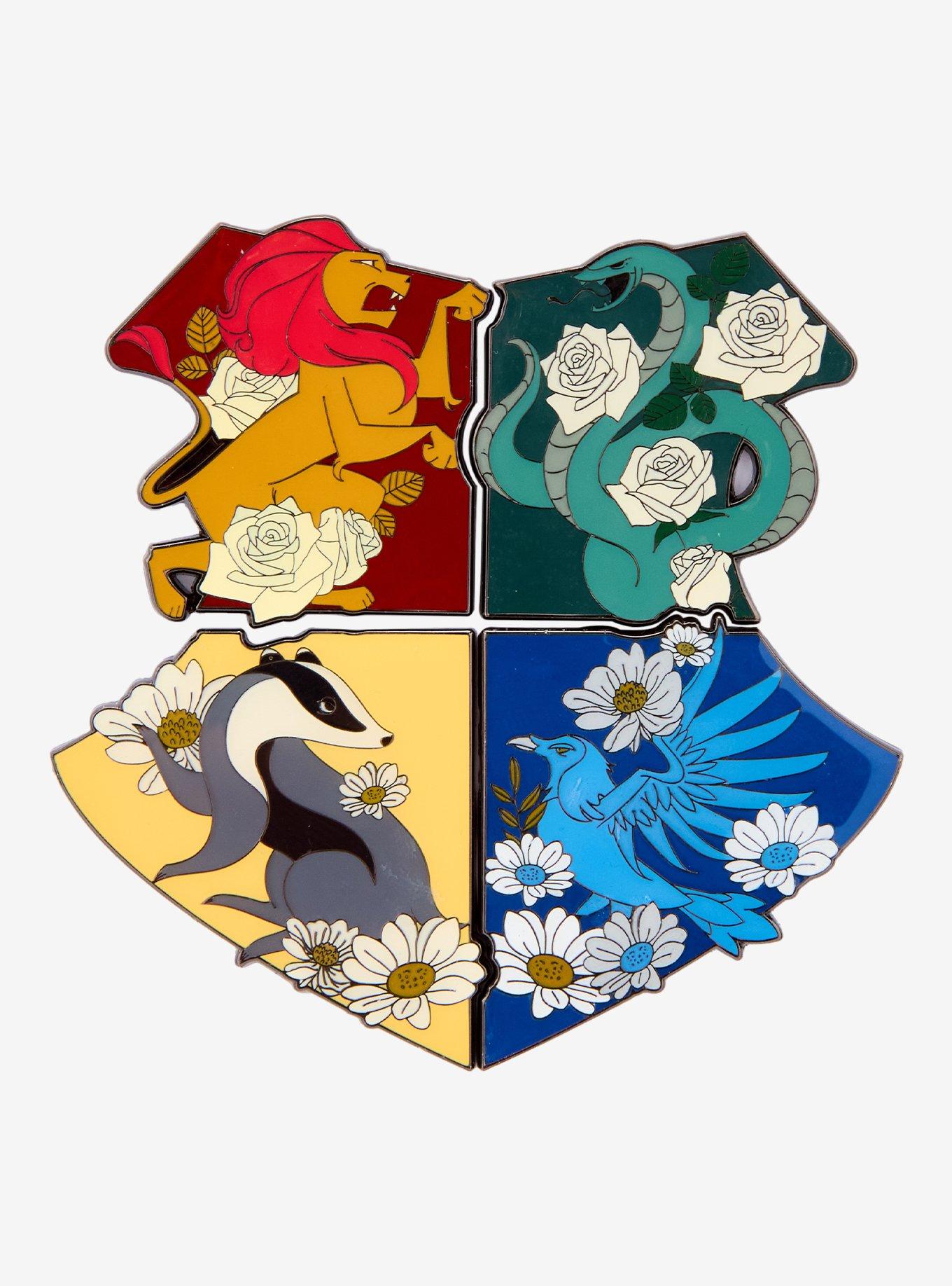 Set de pines esmaltados Escudos de casas de Hogwarts