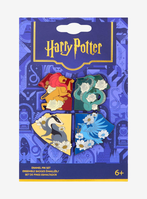 Set de pines esmaltados Escudos de casas de Hogwarts