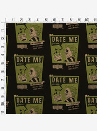 Papel de regalo kraft premium Beetlejuice Date Me Dark