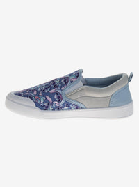 Zapatillas de lona sin cordones Stitch para mujer