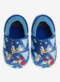 Pantuflas de Sonic para toddler y niños, tallas dobles