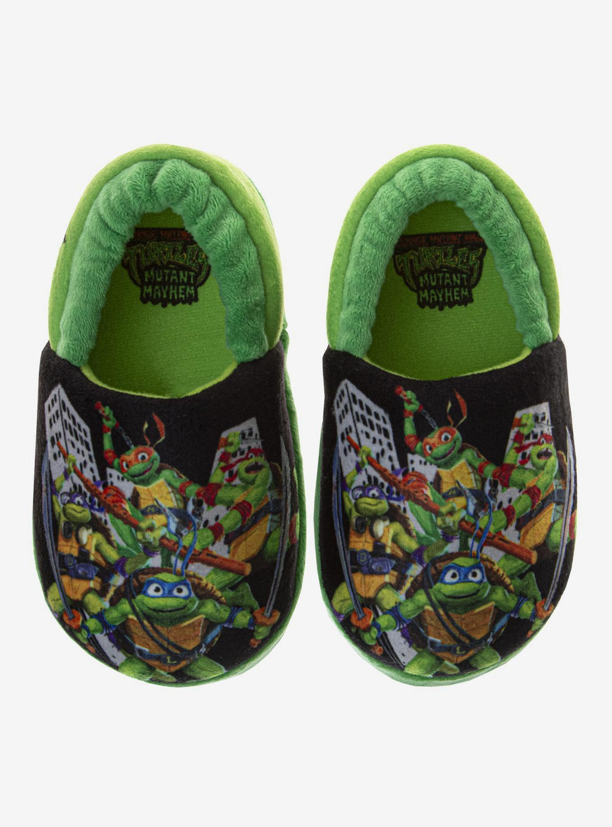 Pantuflas Teenage Mutant Ninja Turtles para niños, doble talla