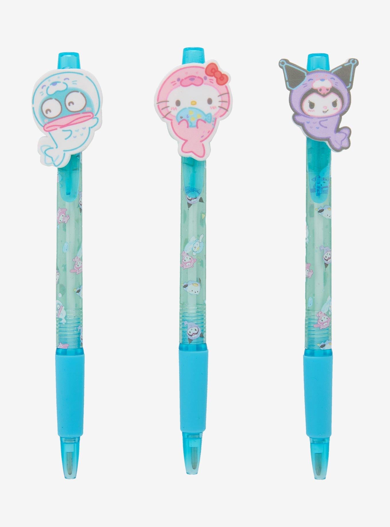 Set de 3 lápices Hello Kitty & Friends con focas