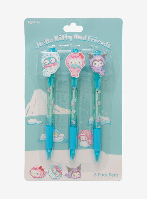 Set de 3 lápices Hello Kitty & Friends con focas