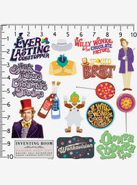 Willy Wonka y la fábrica de chocolate: 100 stickers