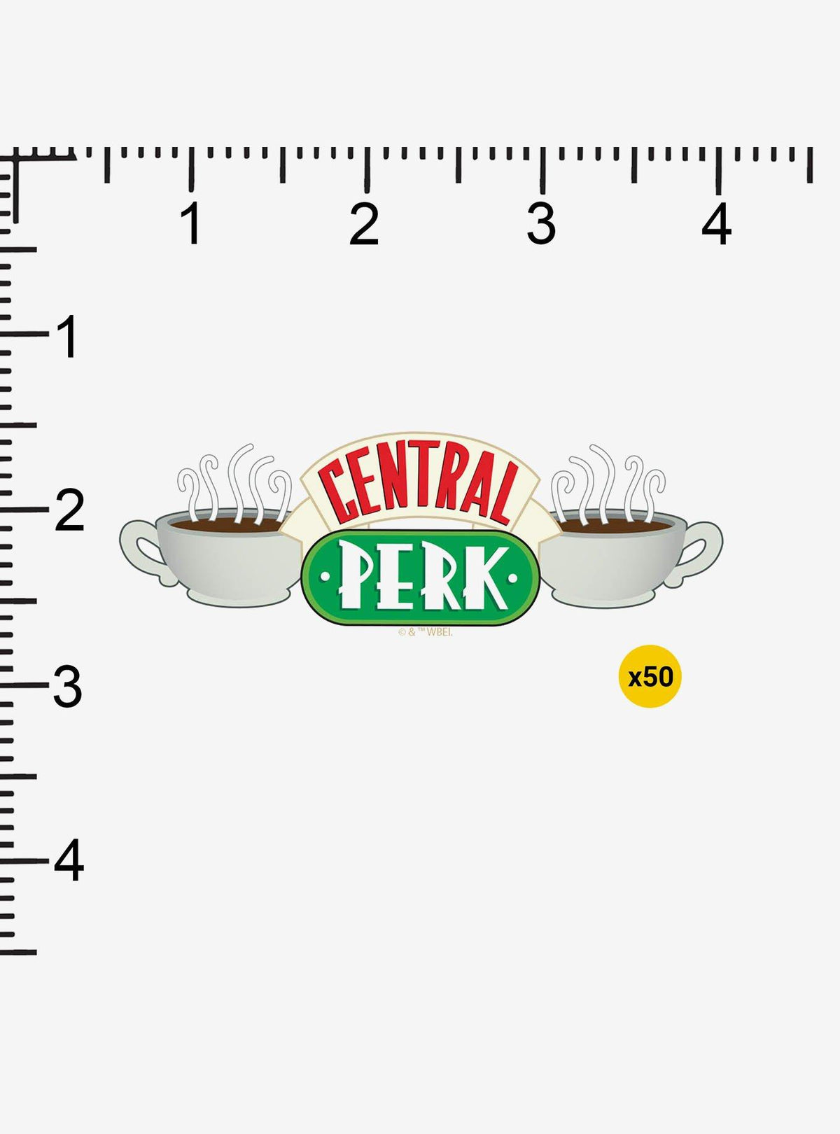 Pack de 100 stickers Friends Central Perk