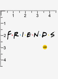 Friends: pack de 100 stickers de logos variados