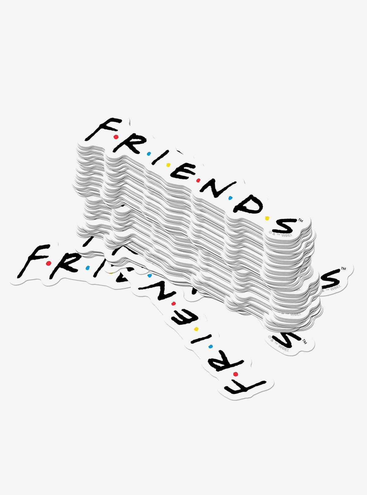 Friends: pack de 100 stickers de logos variados