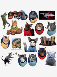 Pack de 100 stickers de gatos de Star Trek: The Original Series