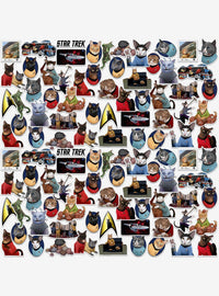 Pack de 100 stickers de gatos de Star Trek: The Original Series