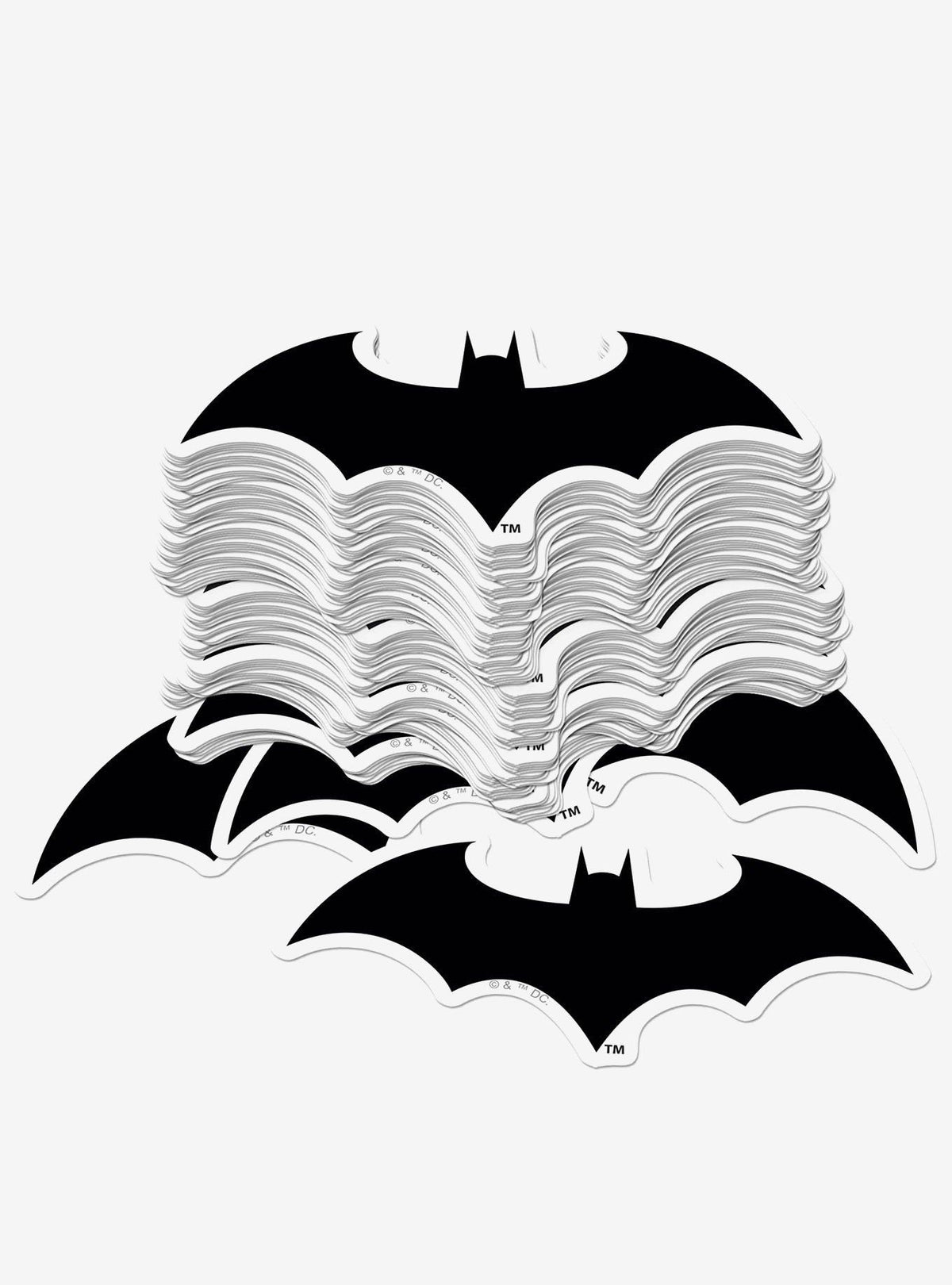 Pack de 100 stickers con el logo de Batman