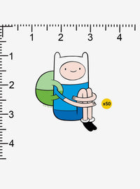 Pack de 100 stickers Adventure Time: Finn sentado