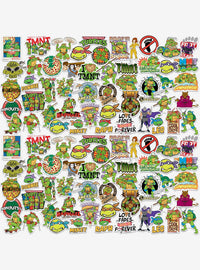 Pack de 100 stickers de Las Tortugas Ninja