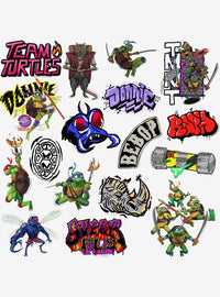 Pack de 100 stickers Teenage Mutant Ninja Turtles: Mutant Mayhem