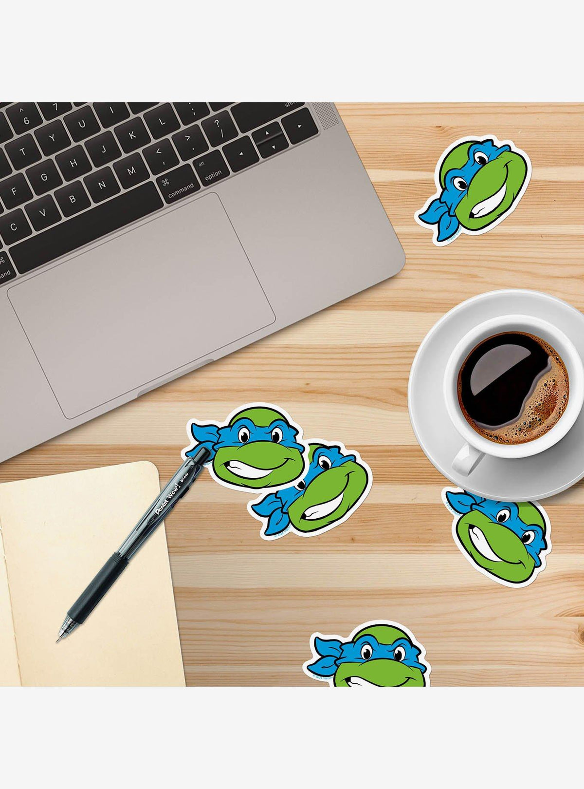 Pack de 100 stickers de Leo - Teenage Mutant Ninja Turtles