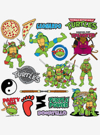 Pack de 100 stickers de Teenage Mutant Ninja Turtles