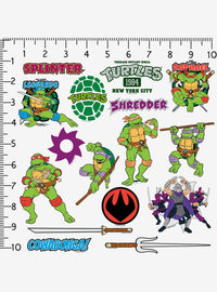 Pack de 100 stickers de Teenage Mutant Ninja Turtles