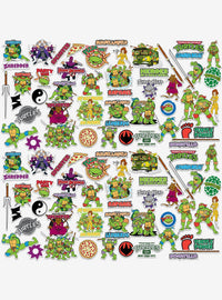 Pack de 100 stickers de Teenage Mutant Ninja Turtles