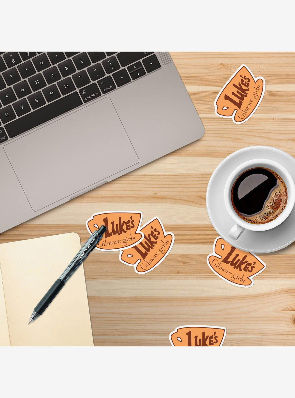 Pack de 100 stickers de Luke's Diner - Gilmore Girls