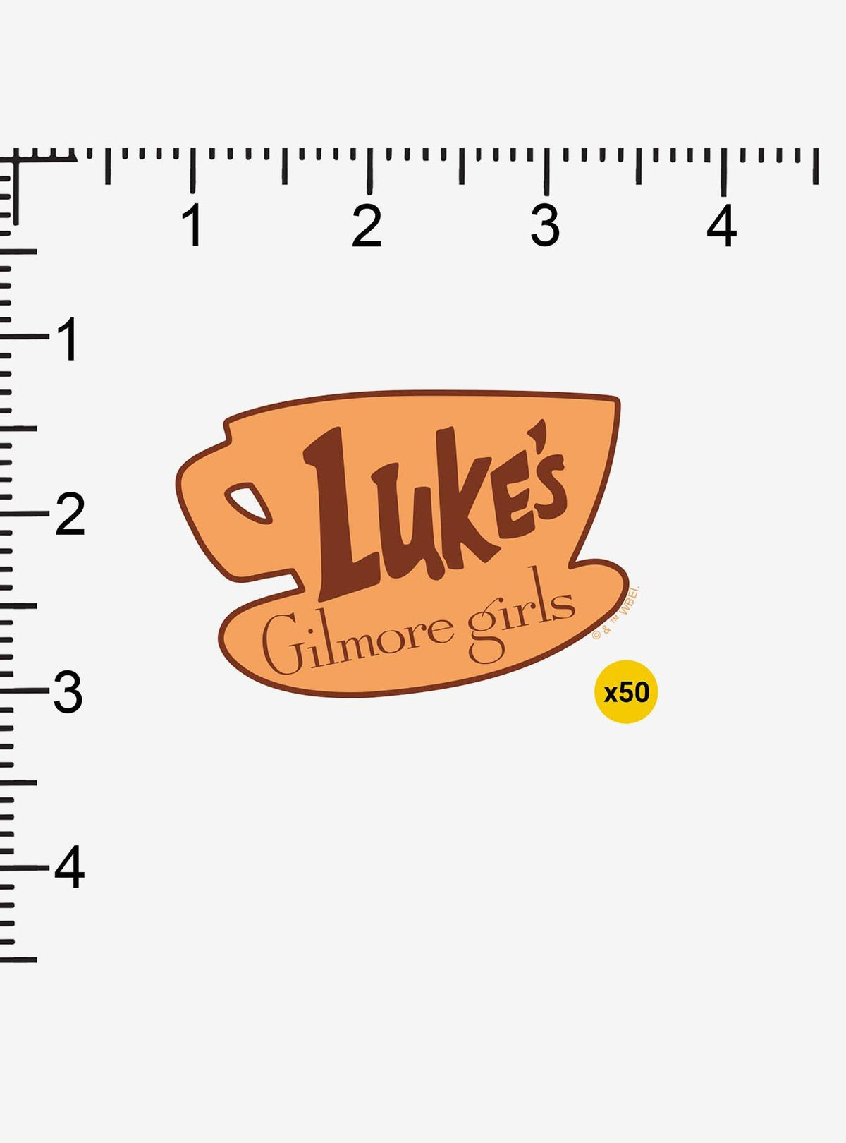 Pack de 100 stickers de Luke's Diner - Gilmore Girls
