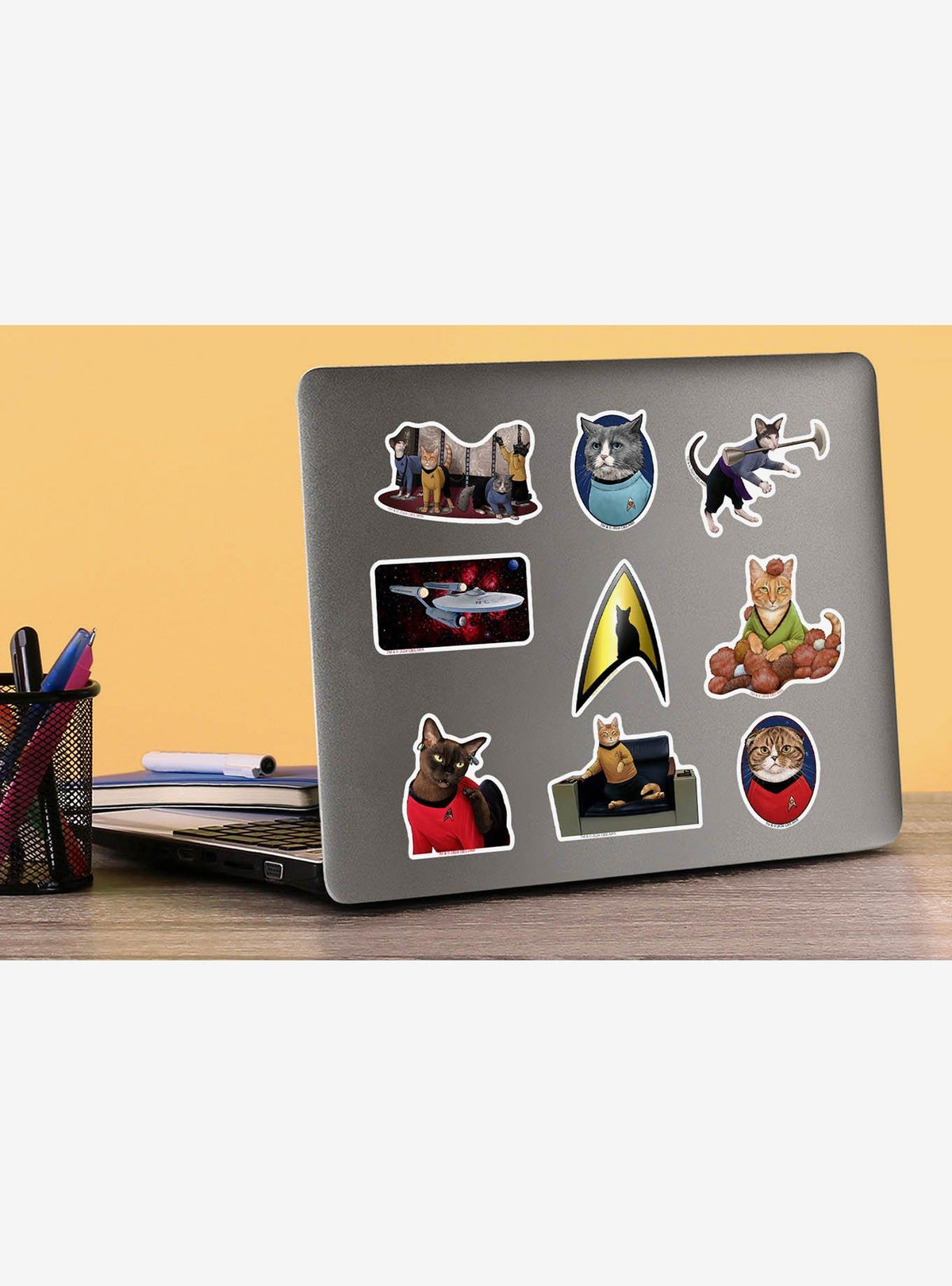 Set de 100 stickers de gatos de Star Trek: The Original Series