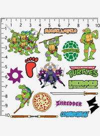 Pack de 100 stickers variados de Teenage Mutant Ninja Turtles