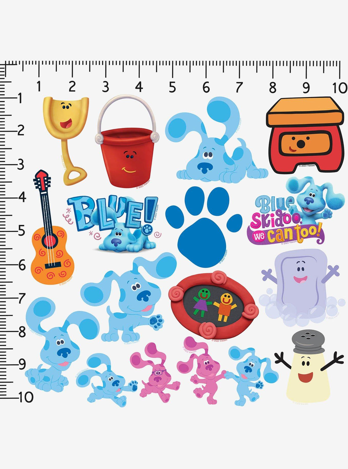 Pack de 100 stickers de Blue’s Clues