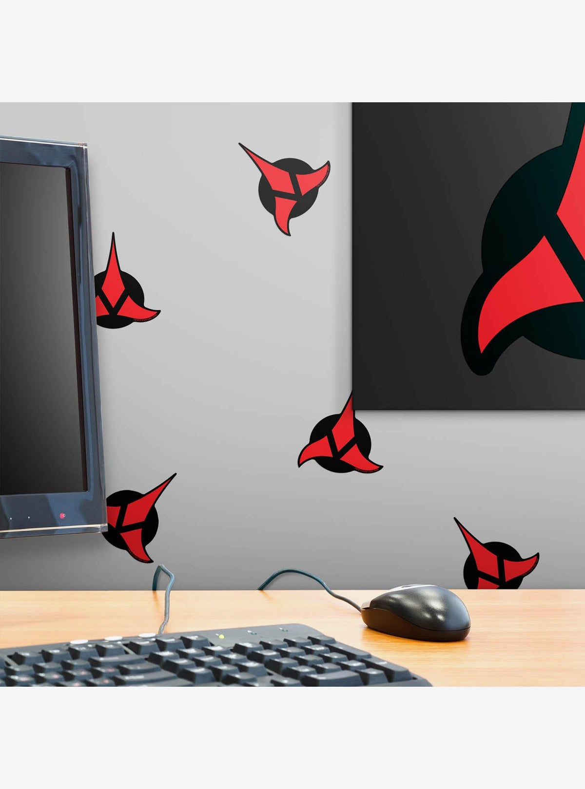 Pack de 100 stickers Star Trek con rostro Klingon