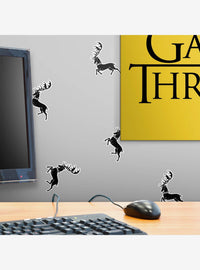 Pack de 100 stickers del sigilo Baratheon - Game of Thrones