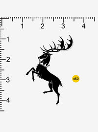 Pack de 100 stickers del sigilo Baratheon - Game of Thrones