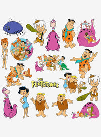Pack de 100 stickers de Los Picapiedra