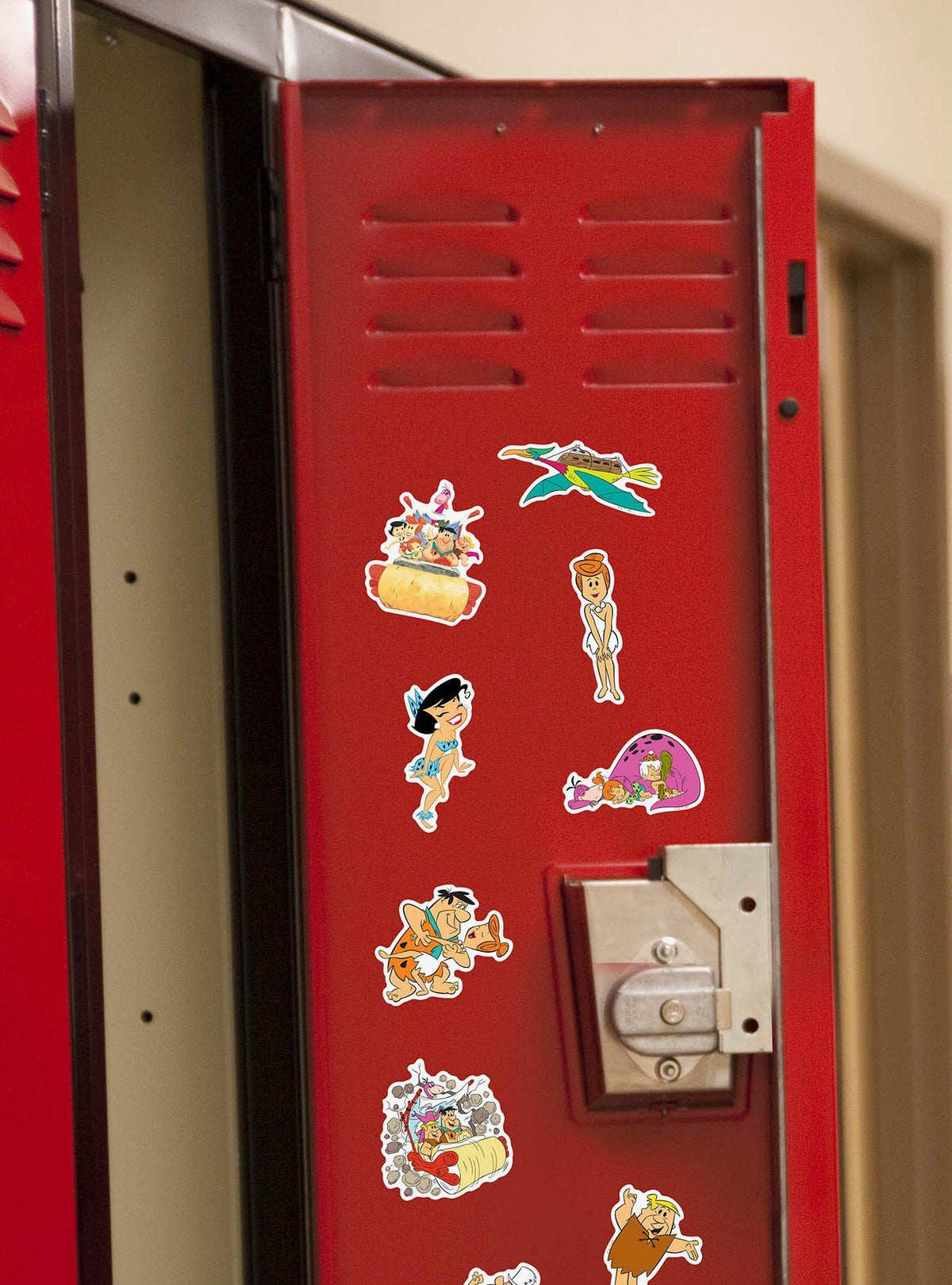 Pack de 100 stickers de Los Picapiedra
