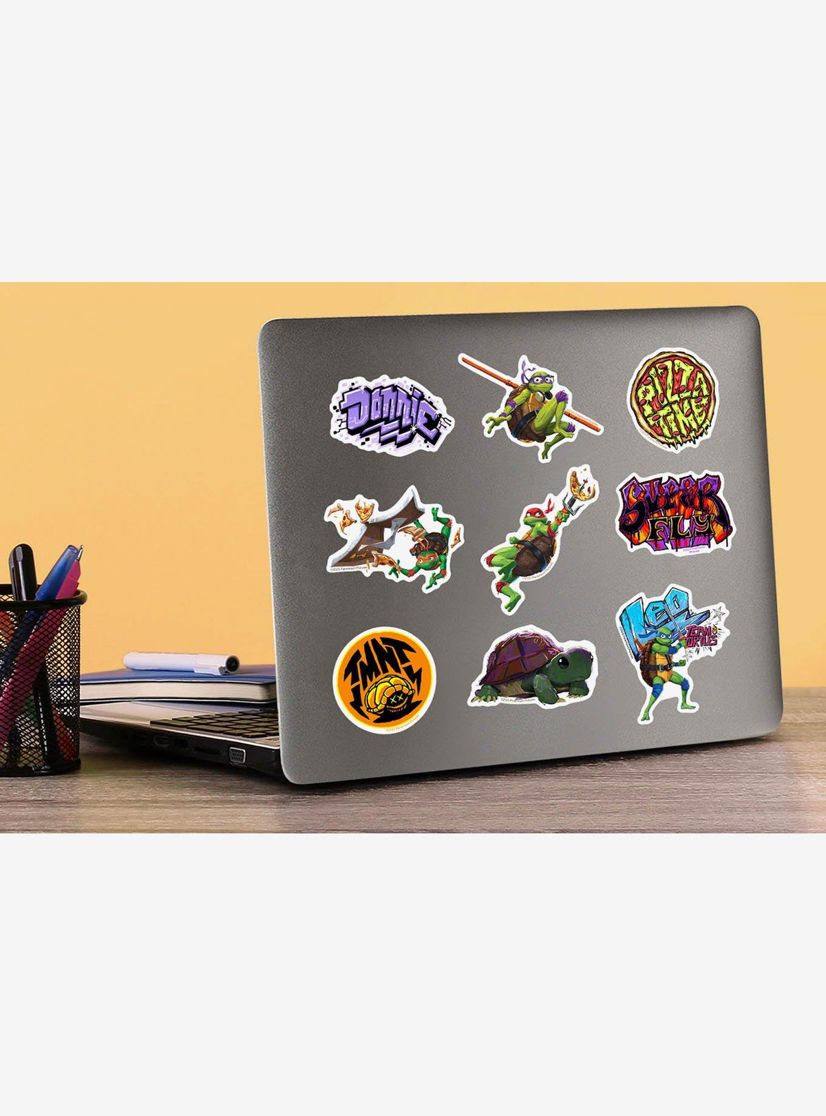 Pack de 100 stickers Tortugas Ninja: Caos Mutante