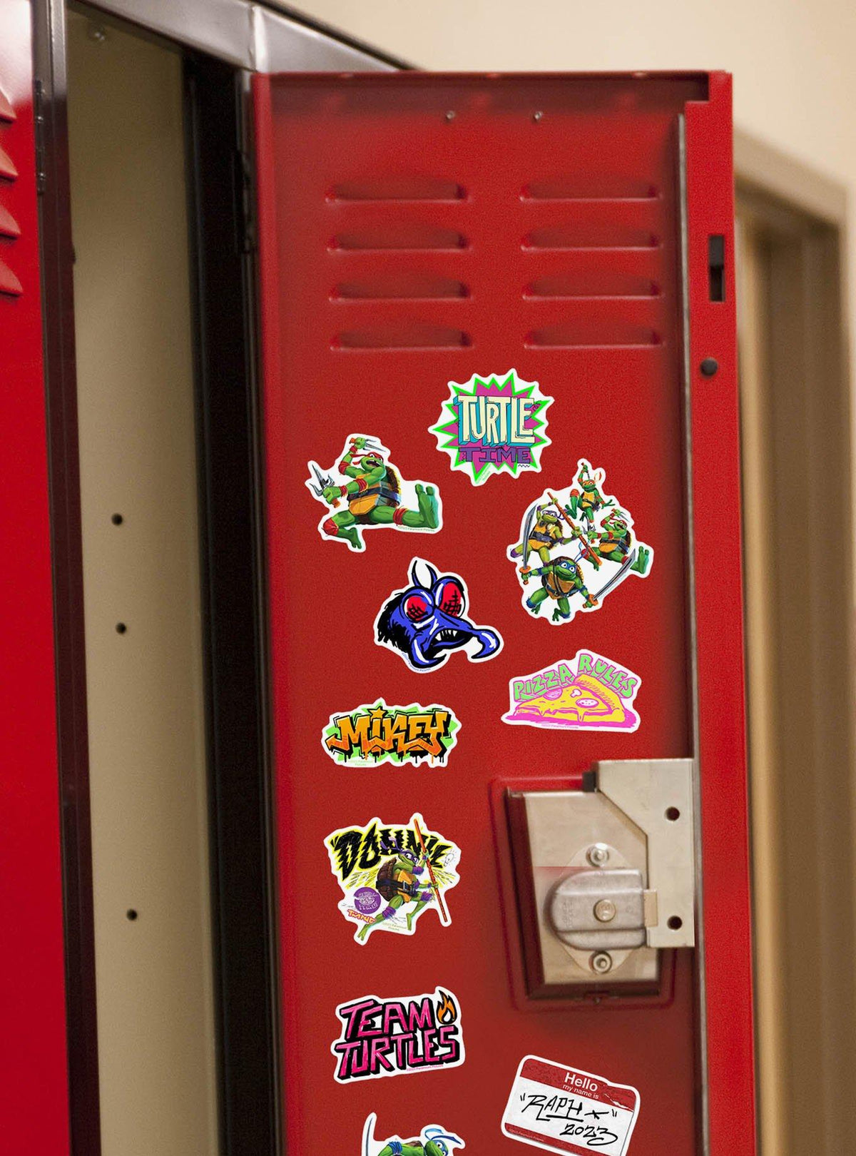 Pack de 100 stickers Tortugas Ninja: Caos Mutante