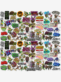 Pack de 100 stickers Tortugas Ninja: Caos Mutante