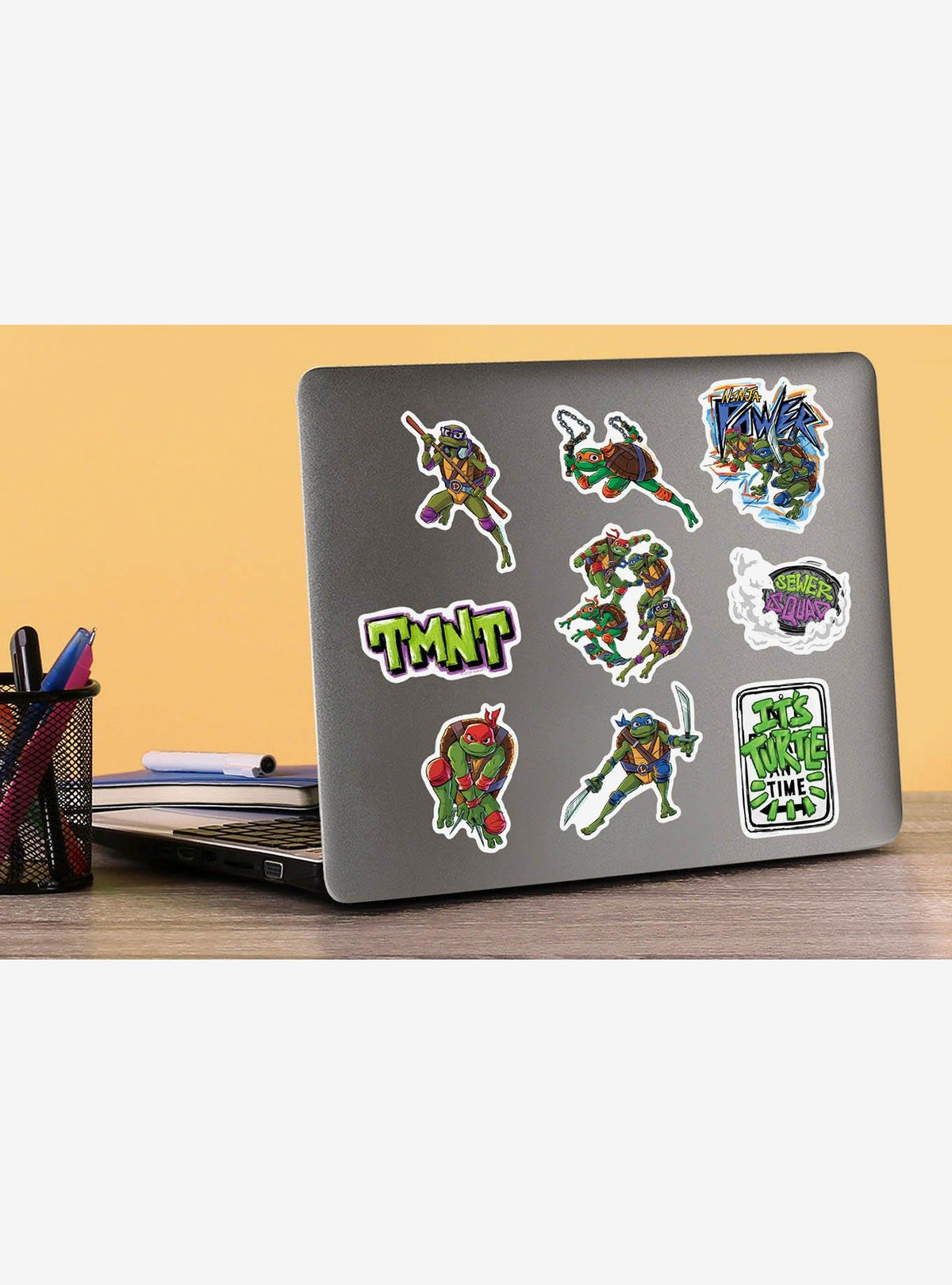 Pack de 100 stickers de las Tortugas Ninja