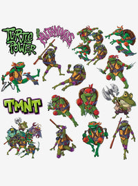 Pack de 100 stickers de las Tortugas Ninja