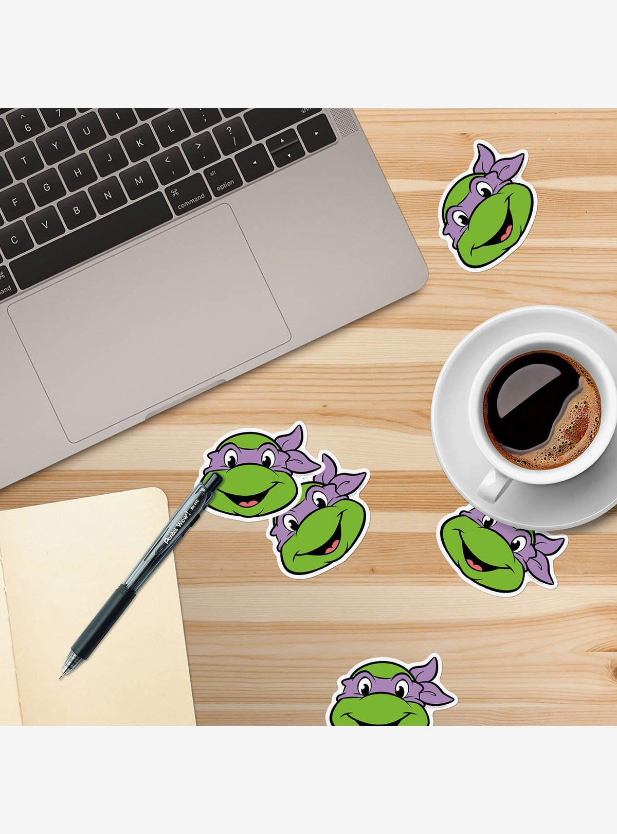 Pack de 100 stickers de Donatello - Tortugas Ninja