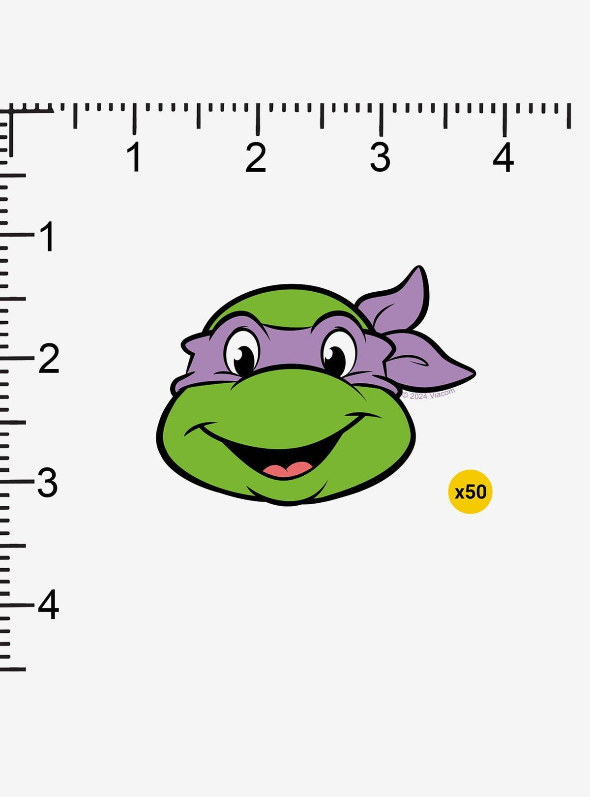 Pack de 100 stickers de Donatello - Tortugas Ninja