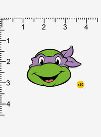 Pack de 100 stickers de Donatello - Tortugas Ninja