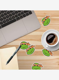 Pack de 100 stickers de Michelangelo - Tortugas Ninja