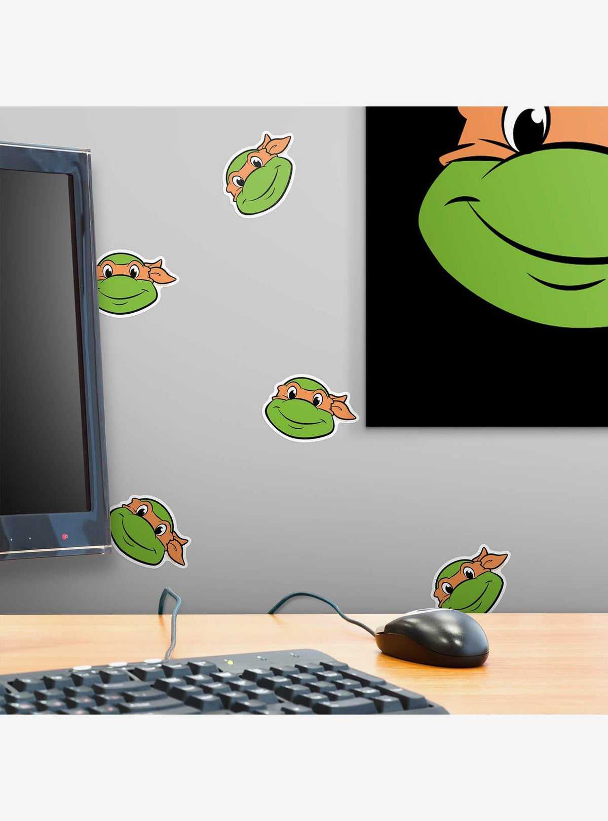 Pack de 100 stickers de Michelangelo - Tortugas Ninja