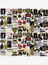 Pack de 100 stickers de El Padrino