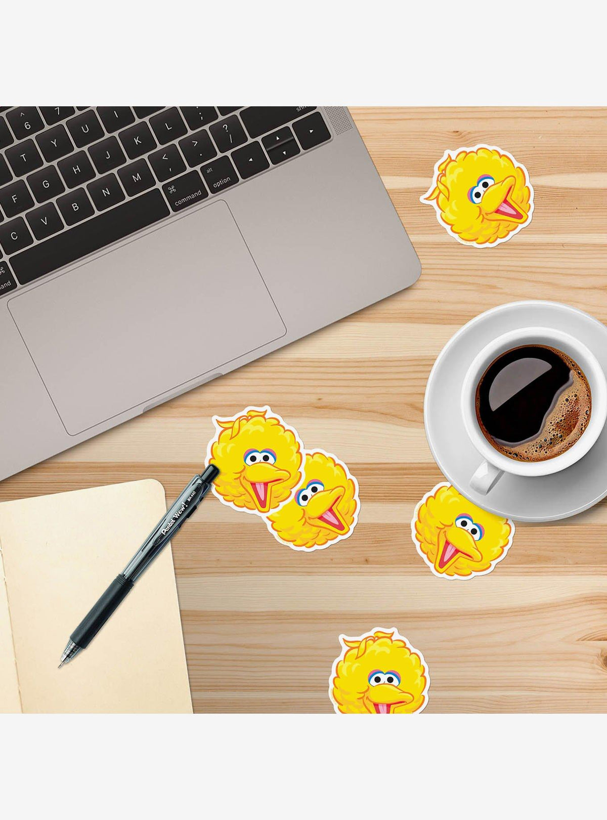 Pack de 100 stickers de Big Bird - Sesame Street
