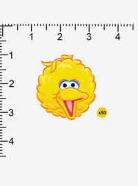 Pack de 100 stickers de Big Bird - Sesame Street