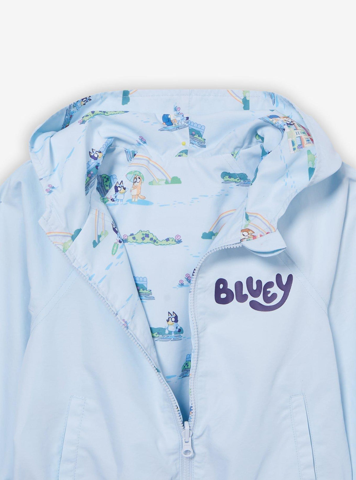 Chaqueta cortaviento reversible Bluey y Chilli