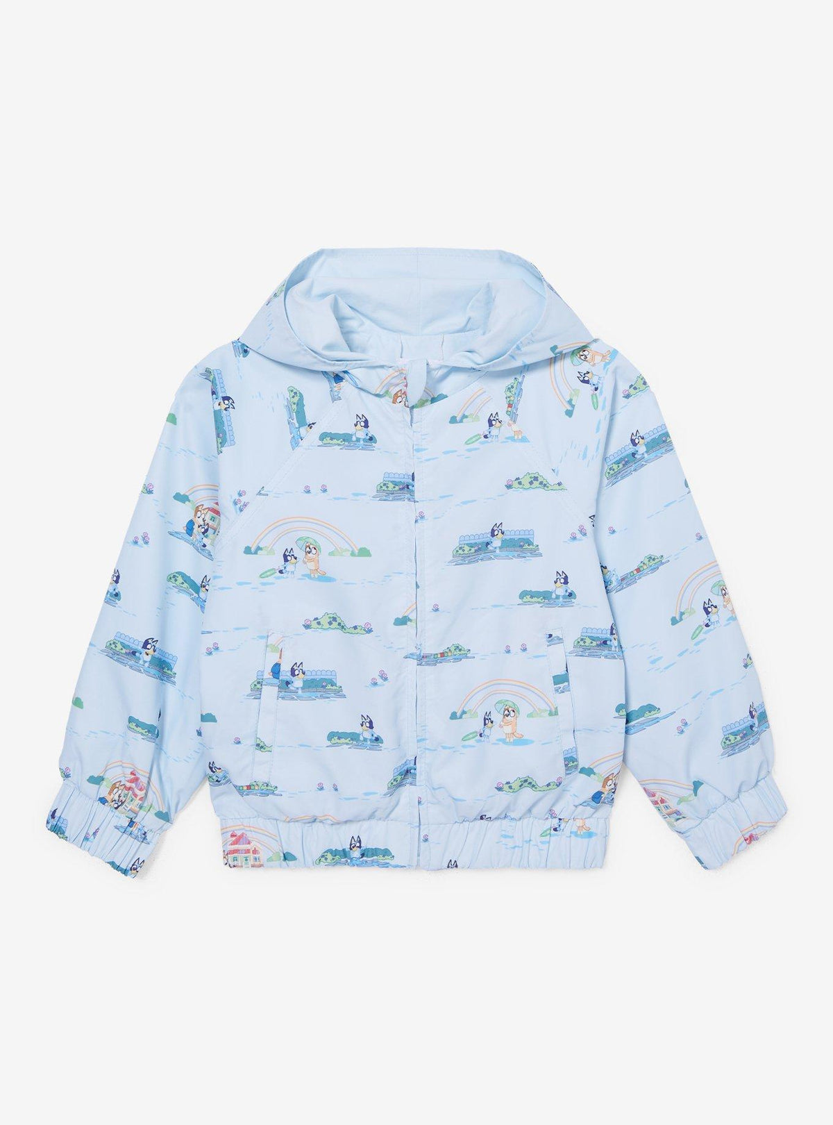 Chaqueta cortaviento reversible Bluey y Chilli