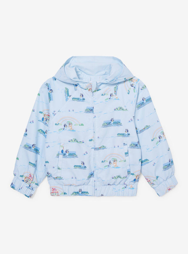 Chaqueta cortaviento reversible Bluey y Chilli