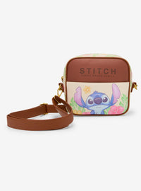 Cartera cruzada Disney Stitch floral