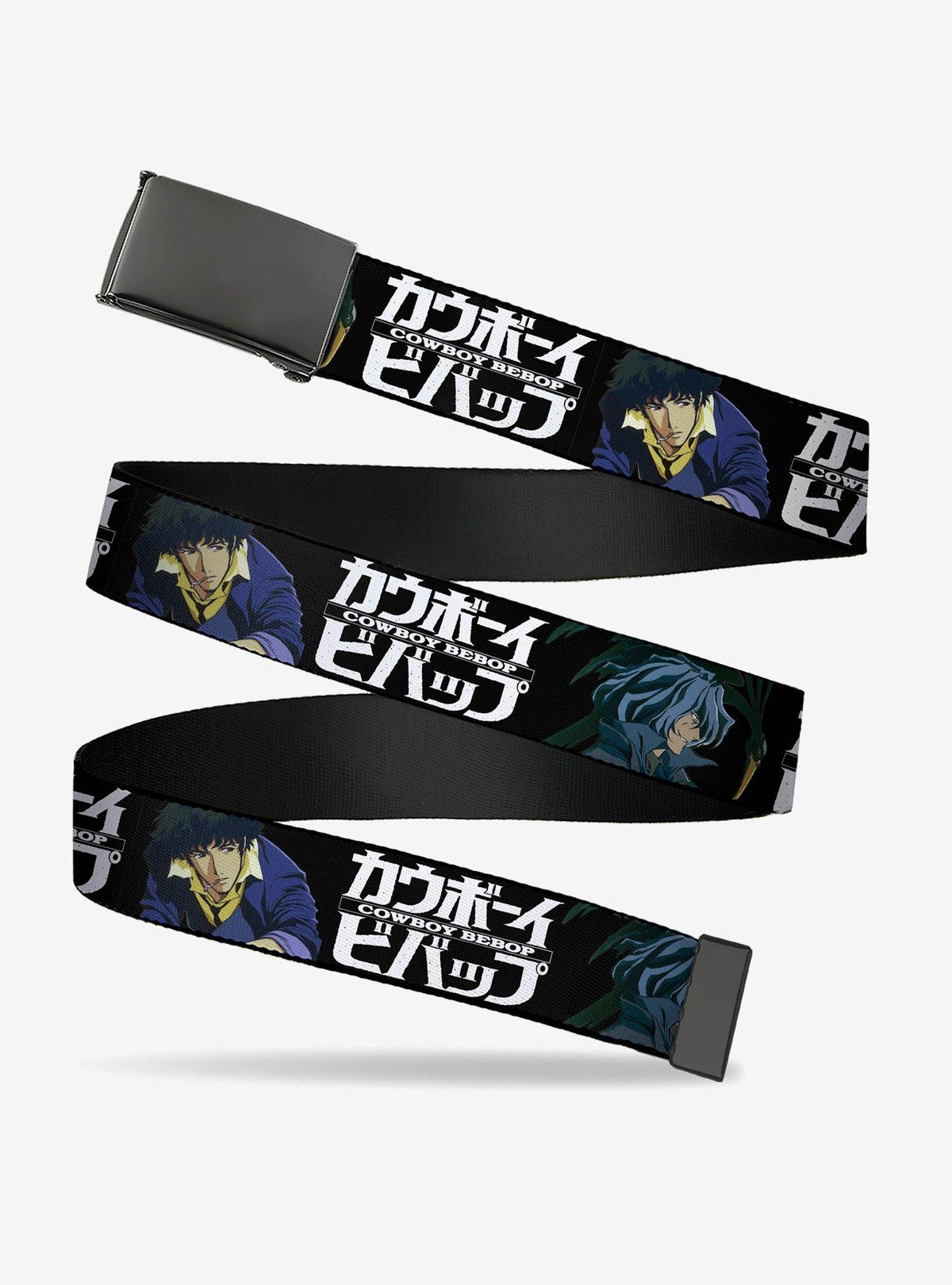 Cinturón Cowboy Bebop Spike y Vicious: pose y logo